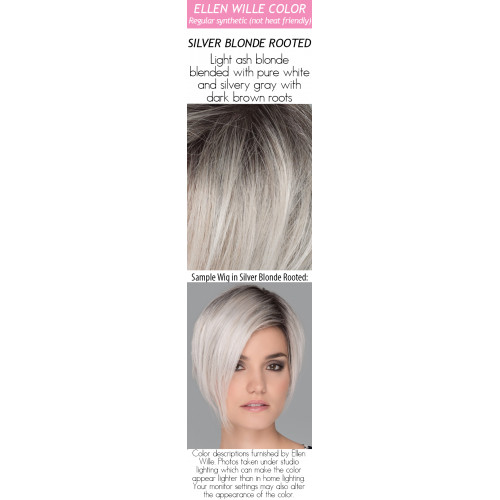  
Color Choices: Silver Blonde Rooted